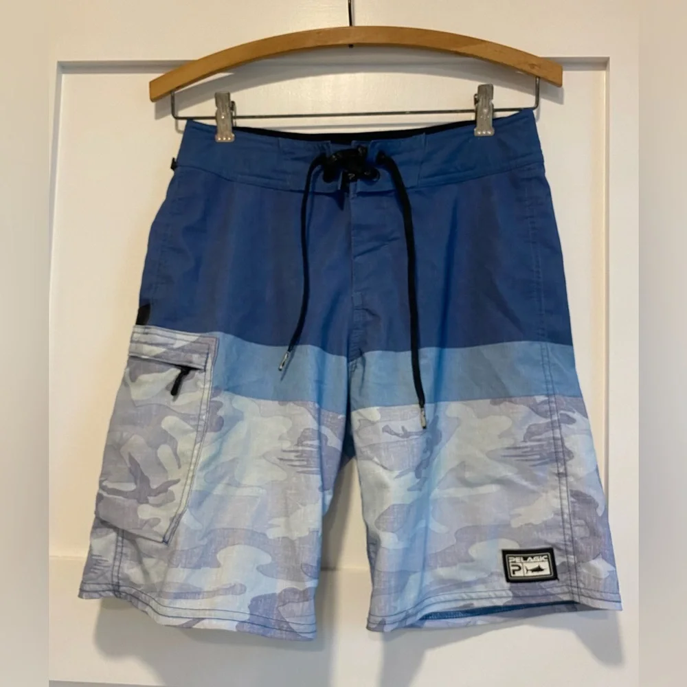 Pelagic Blue Water Youth Boardshorts - Picture 2 of 11